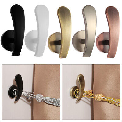 Hold Durable Mounted Metal Hooks Curtain Holder Curtain Holdback Wall Hanger