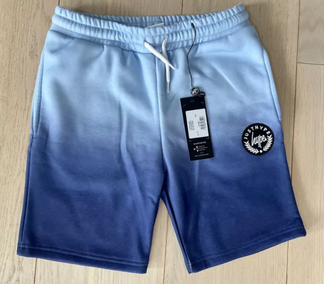 Boys, Girls, Unisex Hype Blue Fade Shorts. Size 13y. BNWT.