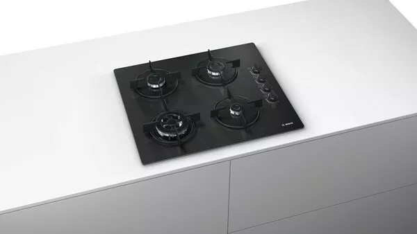 BOSCH POP6B6B10- 60cm Built-in Hard Glass Kitchen Gas Hob 2