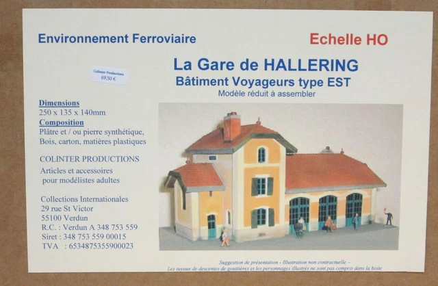 maquette HO Colinter Productions - la RUE DE LA GARE