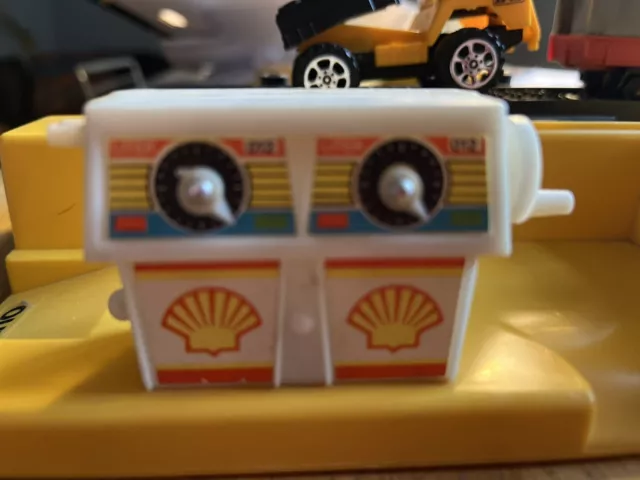 ESSO Shell Tankstelle Vintage Kaufmannsladen Rarität Spielzeug Unvollständig 3