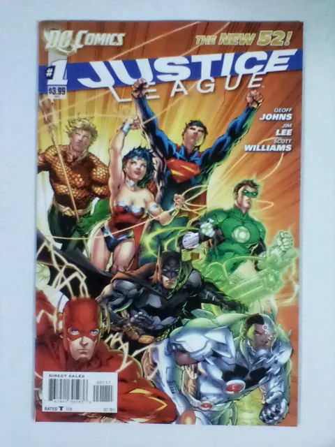 Justice League #1 - Jim Lee art & Geoff Johns scripts (2011🔥!)