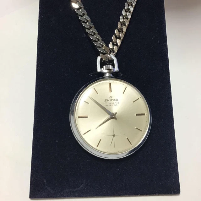 Catena Per Orologio Da Taschino Vintage - Argento, 44 Cm, Metallo