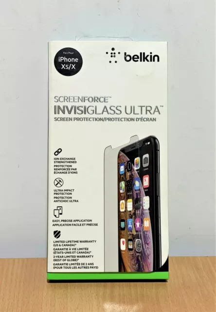 InvisiGlass Ultra Treated Screen Protector for iPhone 11 Pro / iPhone XS /  iPhone X