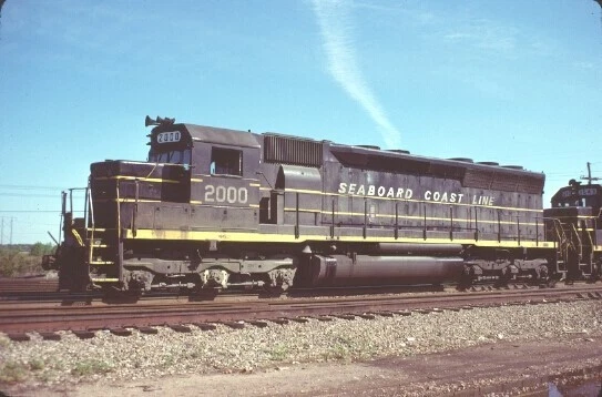 Sbd 2000 Sd-45 Charleston Sc (Seaboard) Original Slide 04-15-78 T12-5