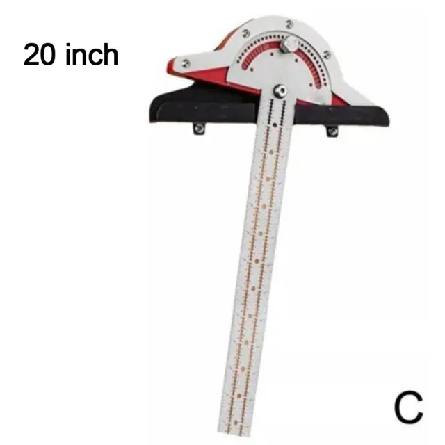 Woodworkers Edge-Rule Stainless Steel Adjustable Protractor Caliper High Quality