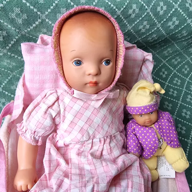 Käthe Kruse Natterer Künstlerpuppe Mini Minouche Baby Puppe Dita 27 cm  Doll