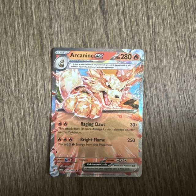 Arcanine EX - 032/198 Scarlet & Violet Base Set (Pokemon) Double Rare Card
