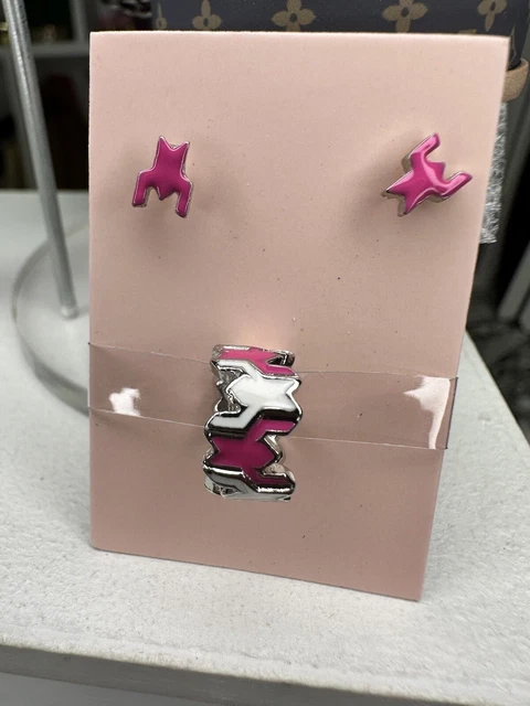 Integrity Toys Print It Pink Nadja Rhymes Nu.face Fashion Doll Earrings Jewelry