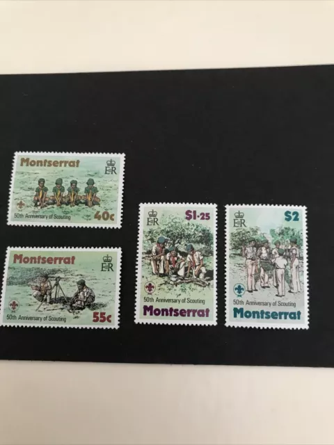 Montserrat 1979 Scouts set MNH mint stamps