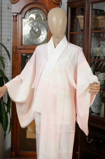 Dear Vanilla Japanese Juban Undergown Women's Kimono Genuine Vintage Mint 2