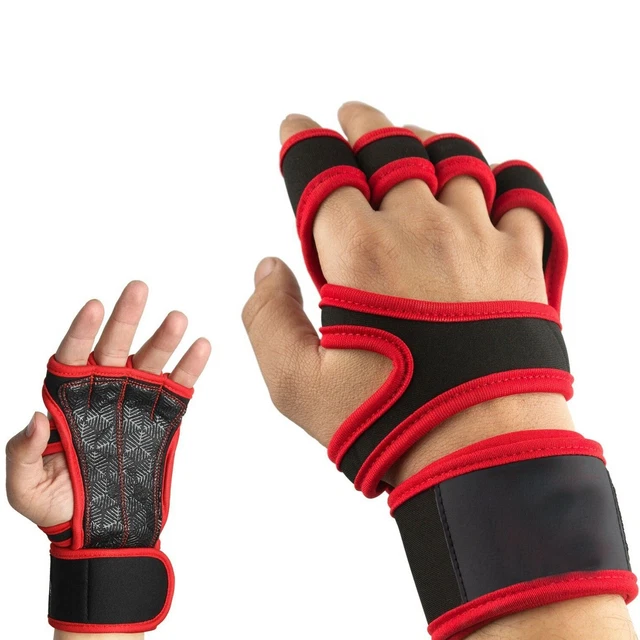 New Fitness Gloves Weight Lifting Gym Workout Training Wrist Wrap Straps Unisex