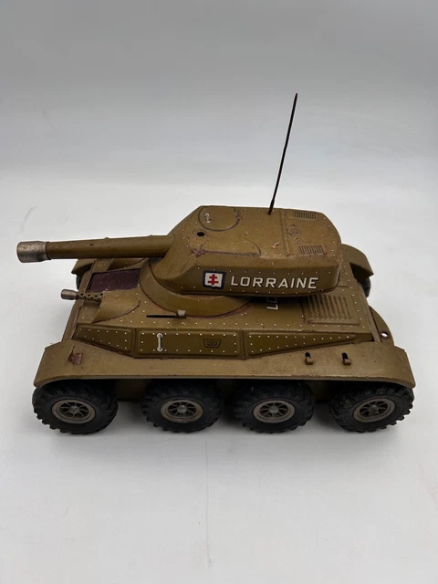 Char Joustra En Tôle – Lorraine 8 Roues, Véhicule Militaire Vintage