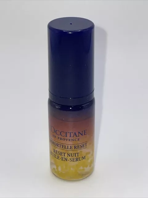 NEW L'Occitane Immortelle Overnight Reset Oil-in-Serum MINI .16oz, 5ml