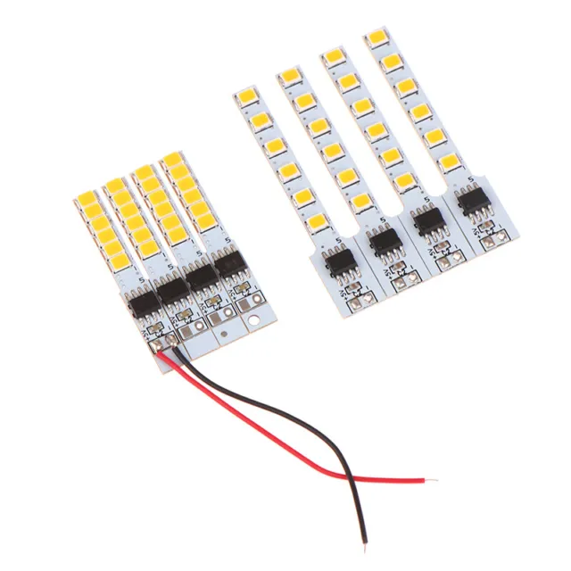 5Pcs LED Flame Flash Candles Diode Light Lamp Board Candle Flame PCB Light Bulb