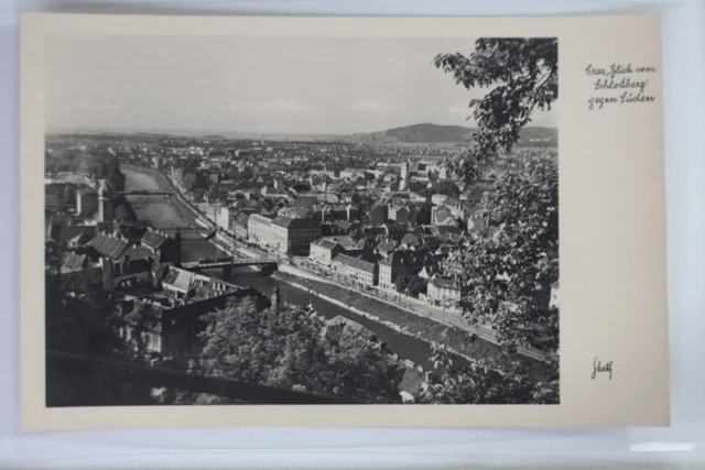 AK Graz Blick vom Schlossberg gegen Süden #PK462