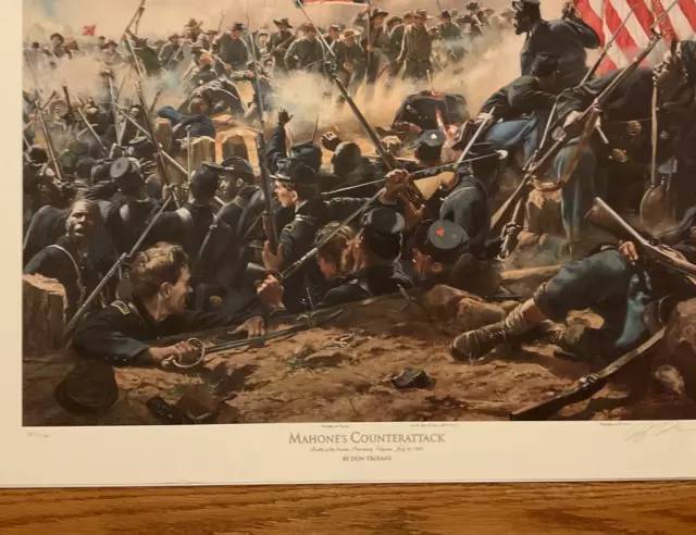 Don Troiani "Mahone's Counterattack" Collectible Civil War Mint AP Print