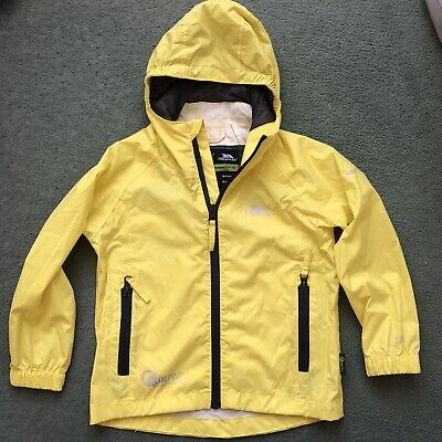 Child Girls/Boys Yellow Trespass QikPac Weatherproof Jacket Age 2-3 Years