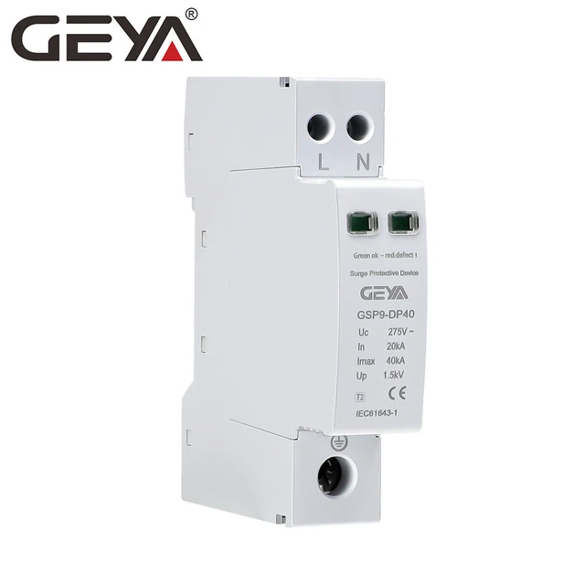 Scaricatore Di Sovratensione GEYA T2 4P 40KA – Quadripolare Per Fulmini AC