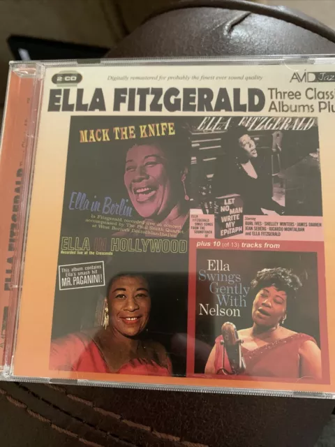 Ella Fitzgerald Three Classic Albums Plus 2CD Like New Awesome