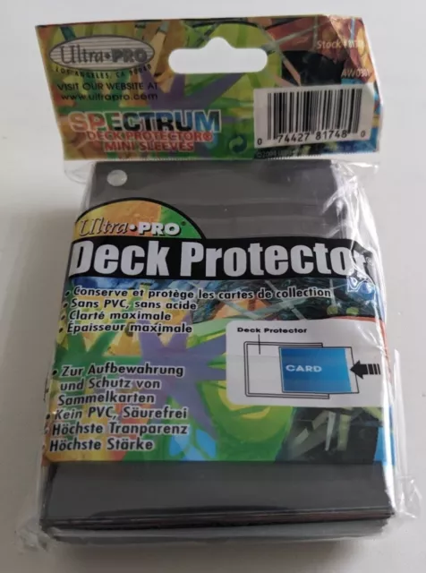 Ultra Pro Deck Protector - 50 Spectrum Sleeves Hüllen - Black Selten! OVP! Neu!