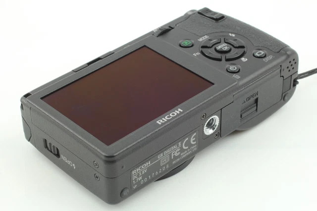 [NEAR MINT in Box] RICOH GR DIGITAL II 10.1MP Digital Camera Black From JAPAN 7