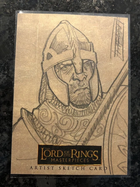 Topps Lord of the Rings Masterpieces Gondor Soldier Sketch 1/1 Card