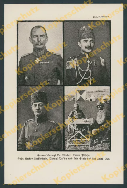 Asienkorps Palästina Dr. Steuber Kressenstein Osmanen Enver Pascha Jildirim 1918