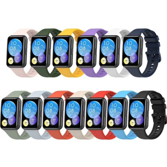 Smart Watch Bracelet Strap Silicone Replacement For Huawei Watch Fit 2