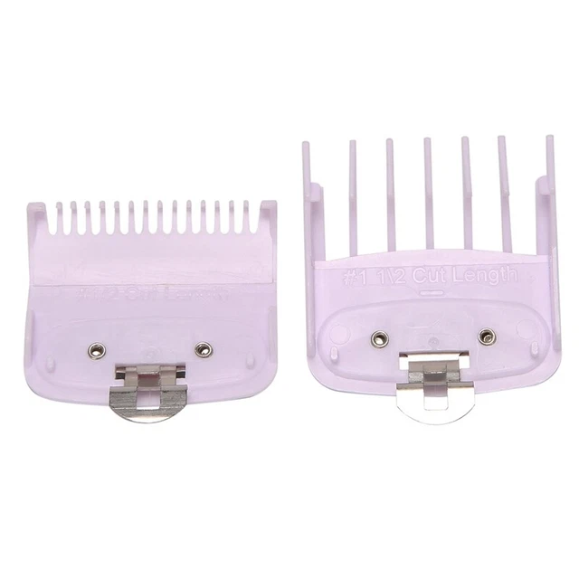 2 PIEZAS/Juego de peines de cortadora de cabello kit de guía protectores de recortador de cabello accesorios 1.5MMT1