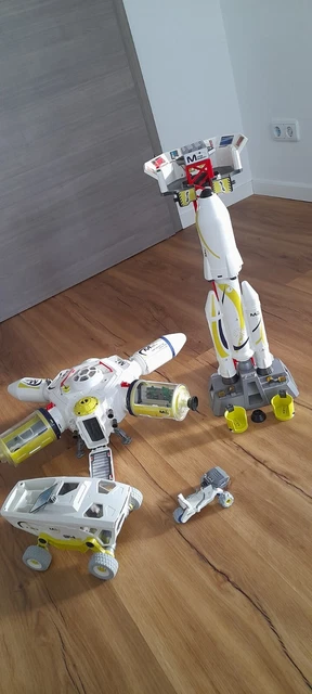 Playmobil Mars Station Space + Erkundungsfahrzeug +  Rakete