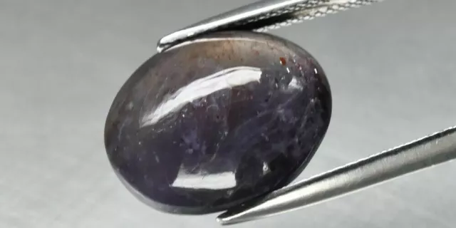 ★★ RARE !! IOLITE VIOLETTE OEIL DE CHAT DE NAMIBIE : 13,01 CARATS  ★★ p194.129t