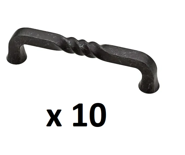 *LOT OF 10* Liberty Iron Craft 4 in. (102 mm) Wrought Iron Cabinet Drawer Pull