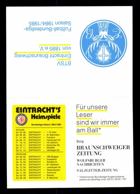 Carte D'équipe FC Homburg 1985-86 – 19 Cartes Originales Signées, Allemagne, Très Bon état