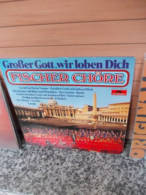 Fischer Chöre: Großer Gott, wir loben Dich, eine Schallplatte