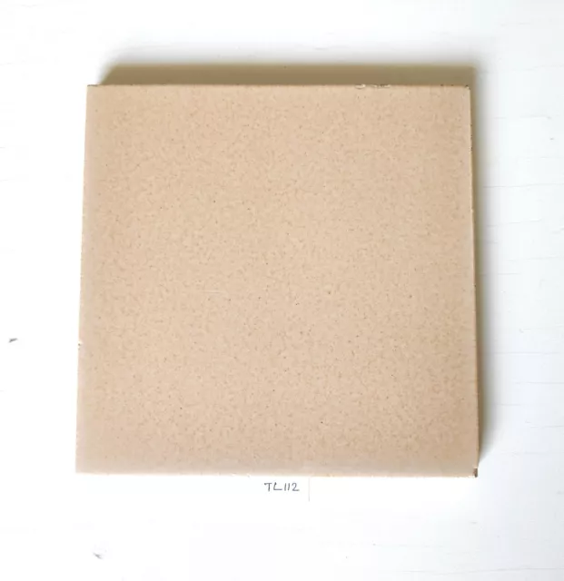 1940s Vintage Cream Color Architecture Furniture Tile England Unused Tile CT40