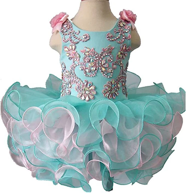Jenniferwu 070A Toddler Baby Newborn Little Girl Pageant  Dress size 3 T