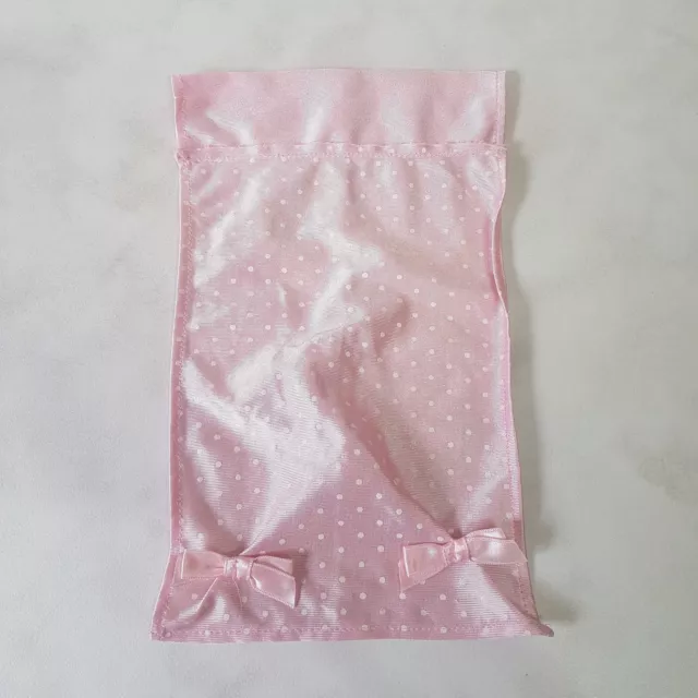 Vintage Barbie Dream House Bed Cover Pink