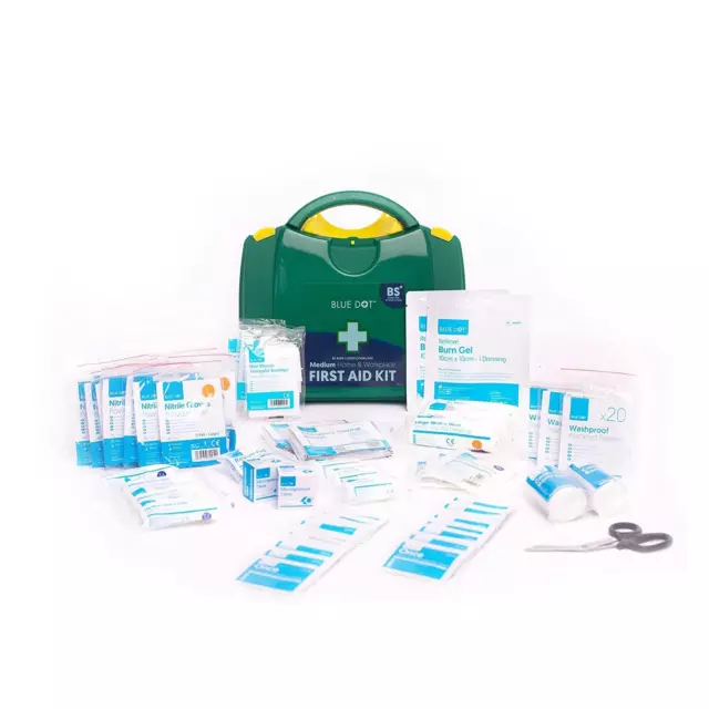 First Aid Kit Medical Compliant Blue Dot Medium Emergency Home/Workplace Kit