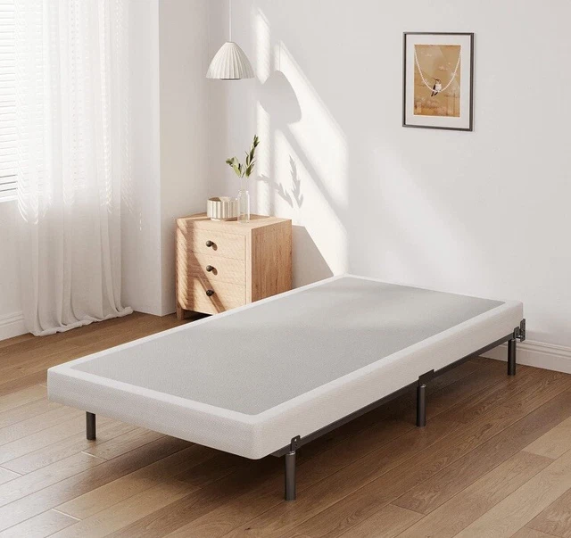 BOX SPRING AND Cover Set, 5 Inch Low Profile Metal BoxSpring, Twin