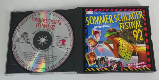 Sommer Schlager Festival '92 - 2 CD's Box - 32 Tracks   - 1992 3