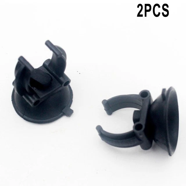 Juego de 2 clips de ventosa para calentador de acuario confiable para calentadores de 1/2 pulgada