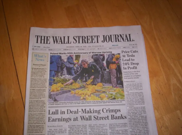 The Wall Street Journal Thursday April 20, 2023