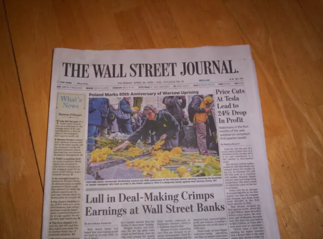 The Wall Street Journal Thursday April 20, 2023