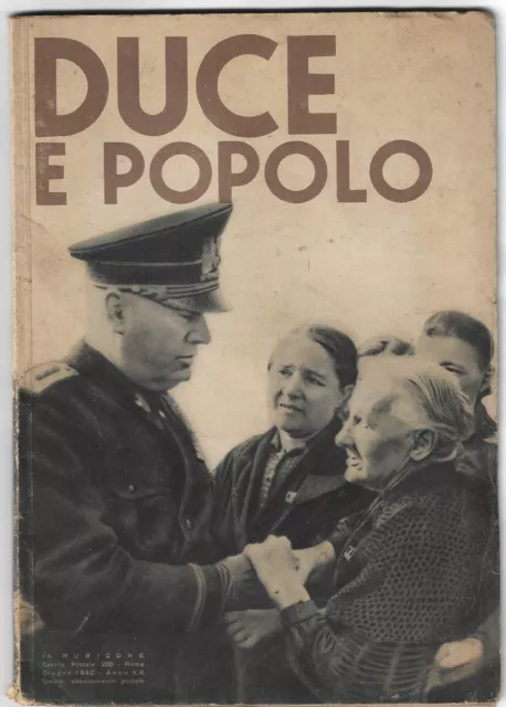 DUCE E POPOLO Roma, 1942, Il Rubicone, pp. (64)