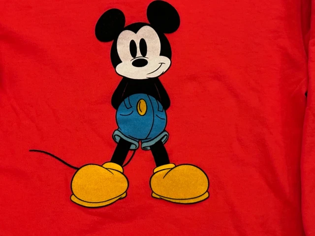 Levi’s X Disney Mickey Mouse Sweatshirt  - Größe M - Rot