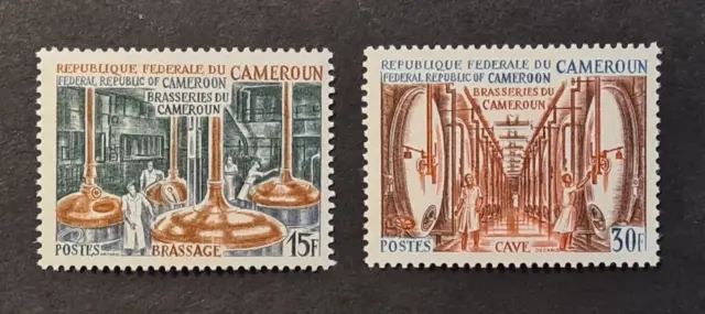 Cameroon French Xf Mnh Set Distillation Distillery Alcohol Industry