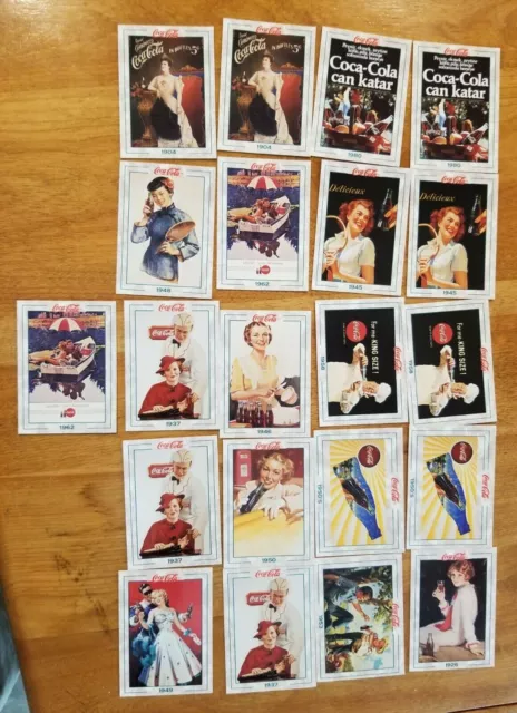 Lot of 22 Coca-Cola Trading Cards 1994