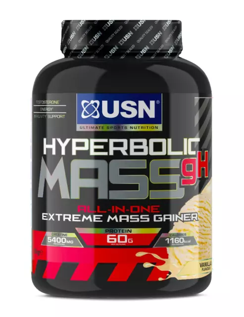 USN - HYPERBOLIC MASS ALL - IN - ONE extreme mass gainer 2 kg con creatina e vit