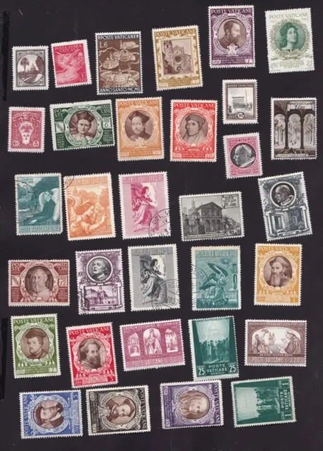 Nice Lot of Various Mixed Misc Vatican Stamps